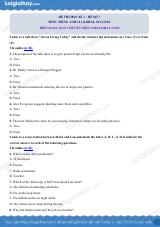 Đề thi học kì 1 Tiếng Anh 12 Global Success - Đề số 7
